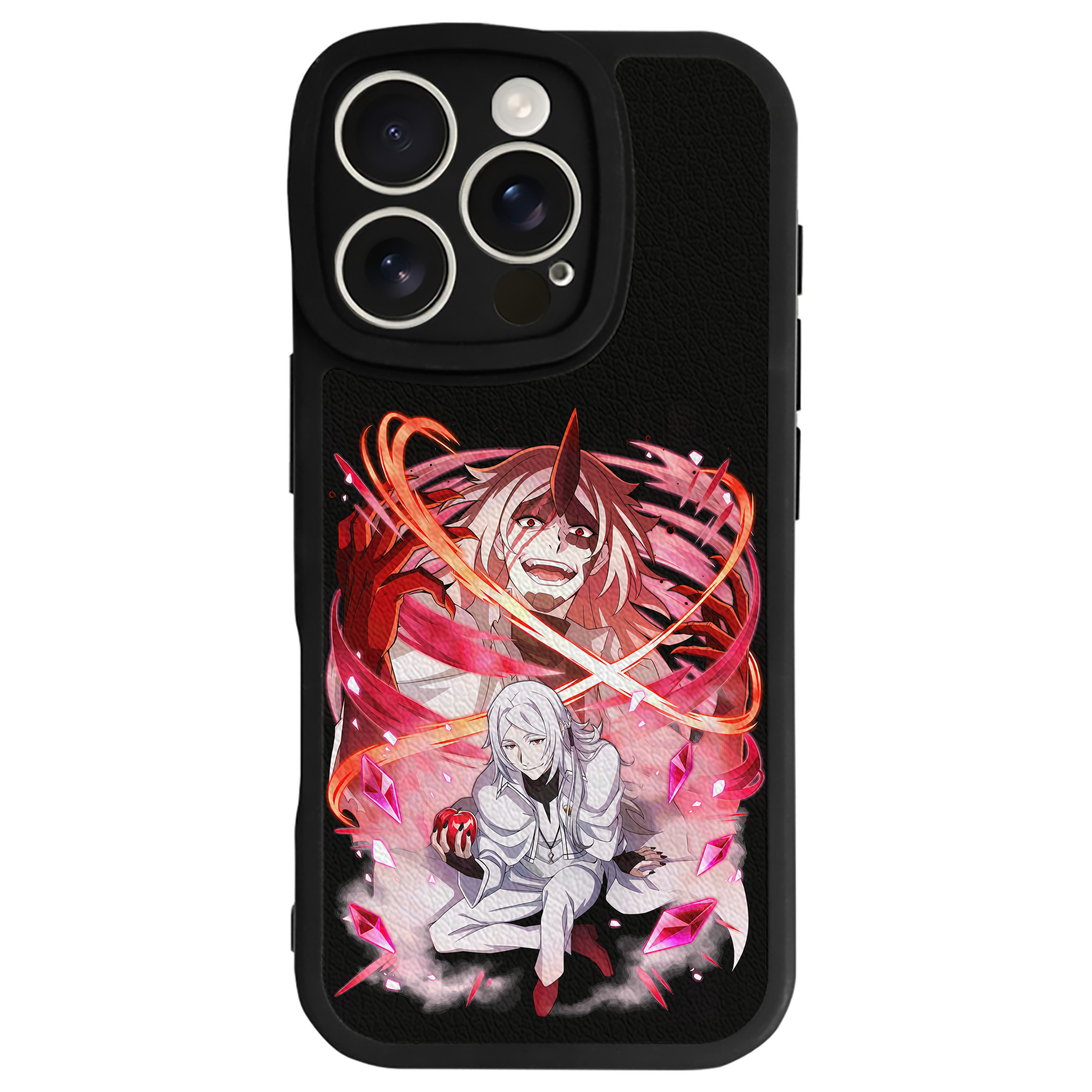 （画像用） 文豪ストレイドッグス Bungo Stray Dogs 【iPhone 16シリーズ対応】シリコンスマホケース（レザー調） 材質：シリコン